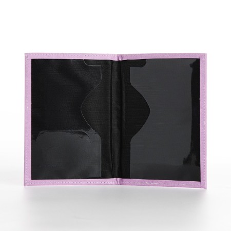 Passport cover, lilac color-5