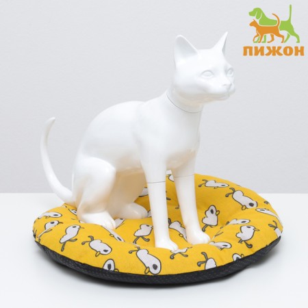 Animal Stear "Duck", 40 x 40 x 10 cm, yellow-1