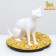 Animal Stear "Duck", 40 x 40 x 10 cm, yellow