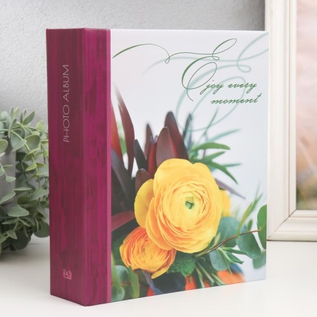 Photo album "Flowers" 10x15 cm, 200 photos, 50 sheets