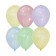 Latex ball 12 "Bubble, crystal, set of 100 pcs., Mix