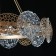Ilonika chandelier, size 64x120x64 cm, 240W 6xe14