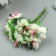 Flowers for decorating "Iris" yellow 1 bouquet = 6 colors 9 cm
