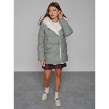 Winter jacket, size 48, light green color-10