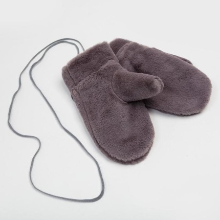 Women's mittens minku "Tender", rr 22cm, col. grey-1