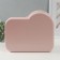 Cosmetics box Plastic, mirror with light pink backlighting 37.5x22x31 cm