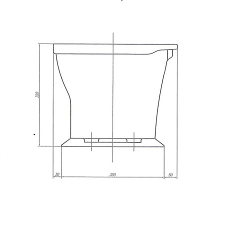 Toilet "Dachny", white-2