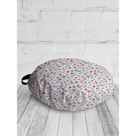 Pillow Sidushka "Christmas mittens", decorative, d = 52 cm