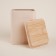 Sugar Bank "San Lorenzo", 10 × 13 cm, pink color, with a bamboo lid