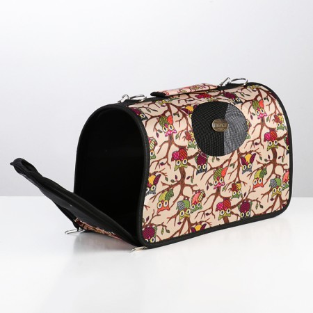 Bag - Animal Carriage "Owls", size S, 37.5 x 17 x 22 cm-1