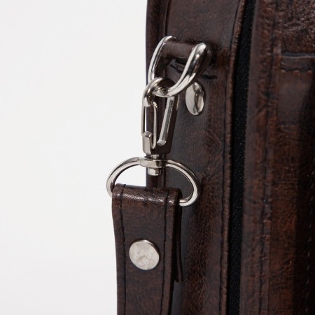 Male bag, "Alex", brown color-3