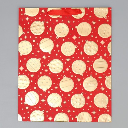 New Year's gift package "New Year's balls" 32 x 26 x 10 cm, New Year-4
