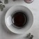Porcelain plate for Magistro paste "Siam", 270 ml, d = 22 cm, color gray color
