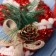 Christmas tree decoration "New Year's lollipop" 18x7.5 cm, red-white