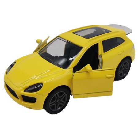 Inertial Funky Toys "SUV", with opening doors, yellow color