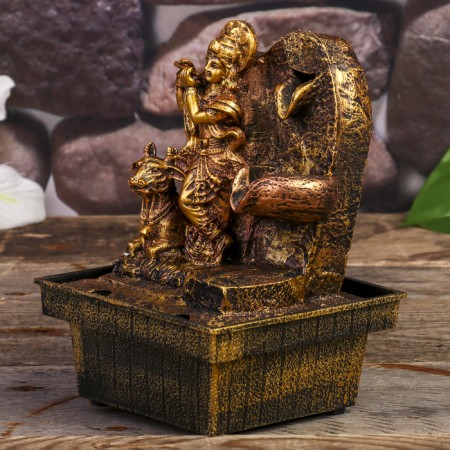 The desktop fountain from the Krishna and cow network 18x12x12 cm-3