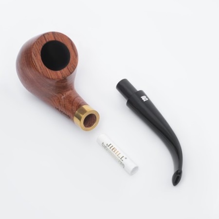 Chicken pipe "Commander premium", classic, 15.5 x 4.5 cm-3