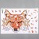 Stick plastic interior color puzzle "Fox" 30x45 cm