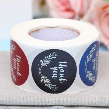 Stickers in the roll "Whok You", holography, 500 pcs, 3.8 x 3.8 cm-1
