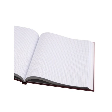 A4 accounting book, 120 sheets in the Bordeaux cage, hard cover, glossy lamination, offset block-4