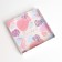 Cookie box, confectionery packaging with PVC lid, “abstraction”, 15 x 15 x 3 cm