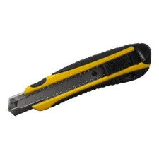 Construction knife berger bg1354, two -component rubberized handle, 18 mm