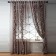 Set of curtains "IVI", size 200 x 270 cm, brown
