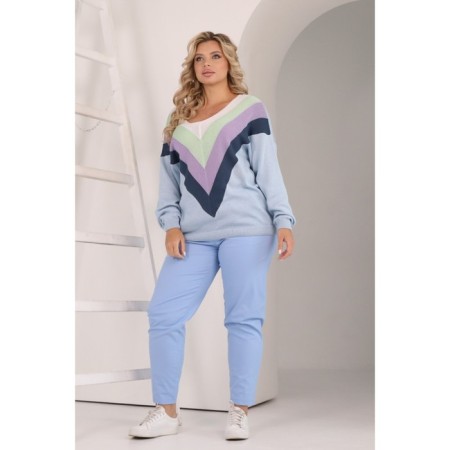 Women's Pulover Wisell, size 62, blue color-10