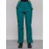 Semi -combinezone ski insulated female winter, size 50, green color