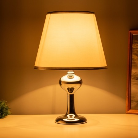 Table lamp "Sarma" 1x60W E27 chrome 25x25x40cm Risalux-1