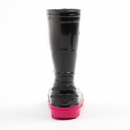 Rubber boots baby, black color+pink, size 30-2