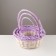 A set of baskets, 3 pcs, 36 × 14 × 39 cm, 32 × 12 × 34 cm, 27 × 11 × 29 cm, willow