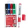 A set of markers for boards 4 colors, Brauberg Soft 5.0 mm, rubber insert