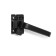 Window handle tundra 003bl, metal, black color