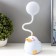 Lala table lamp LED 3W battery Blue 9.5x11x33 cm Risalux