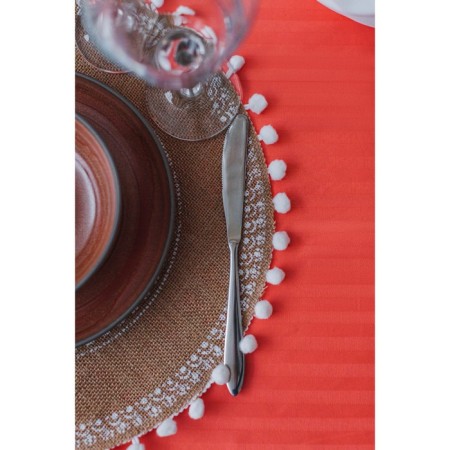 Serving napkin on the table "Africa", 38 × 38 cm, white color-4