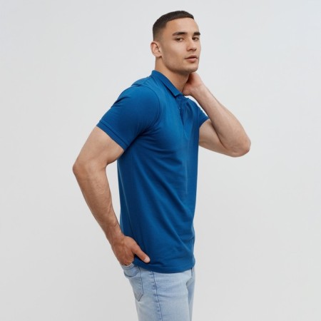 T-shirt (Polo) Male Minaku Regular Fit: Blue color, river 42-1