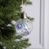 Retro Christmas ball, batteries, 5 LED, glow warm white