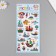 Stickers for creativity Paper "A Go to Adventures" 15x30 cm