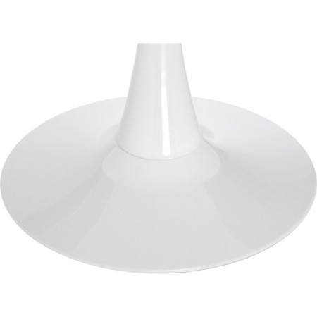 Wooden Tulip table, white 90x90x73 cm-1