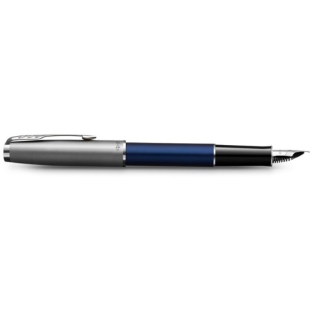 Fright pen Parker Sonnet Sand Blasted Metal & Blue Lacquer, 0.8mm, Chern, under/UP 2146747-2