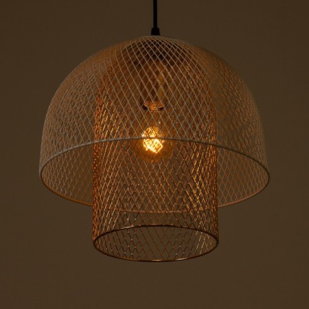 Lamp Bayerlux "Turit" E27 40W white-gold 30x30x40-140cm-3