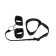 Set of BDSM Jaga-Jaga, for fixation, a collar with a long ribbon, handcuffs