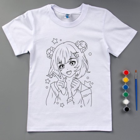 Set for creativity T-shirt-coloring "Girl Moon", size 140-146 cm-3