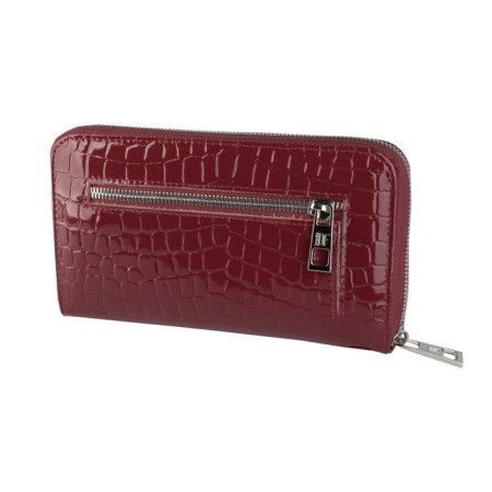 CPO-clatch XXL NICE, glossy skin, burgundy crocodile color-1