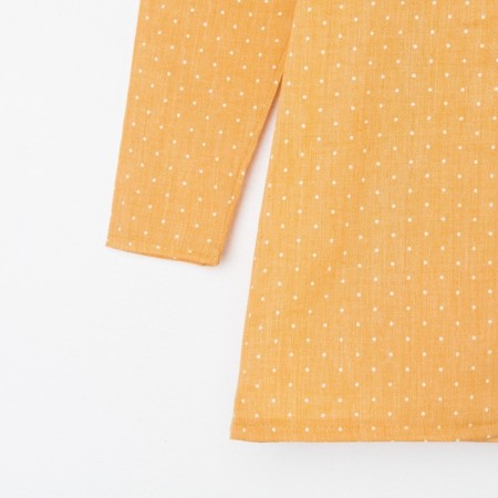 Платье детское MINAKU: Cotton collection цвет горчица, рост 140-13