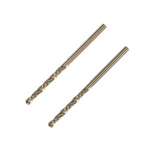 Tundra metal drill, HSS-CO (5% cobalt), cylindrical tail., 3.5 mm, 2 pcs.