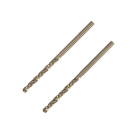 Tundra metal drill, HSS-CO (5% cobalt), cylindrical tail., 3.5 mm, 2 pcs.
