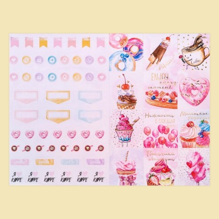 Style "Sweet", 8 sheets, 14 x 21 cm-4