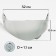 Visor for the helmet modular, model M160, brown color